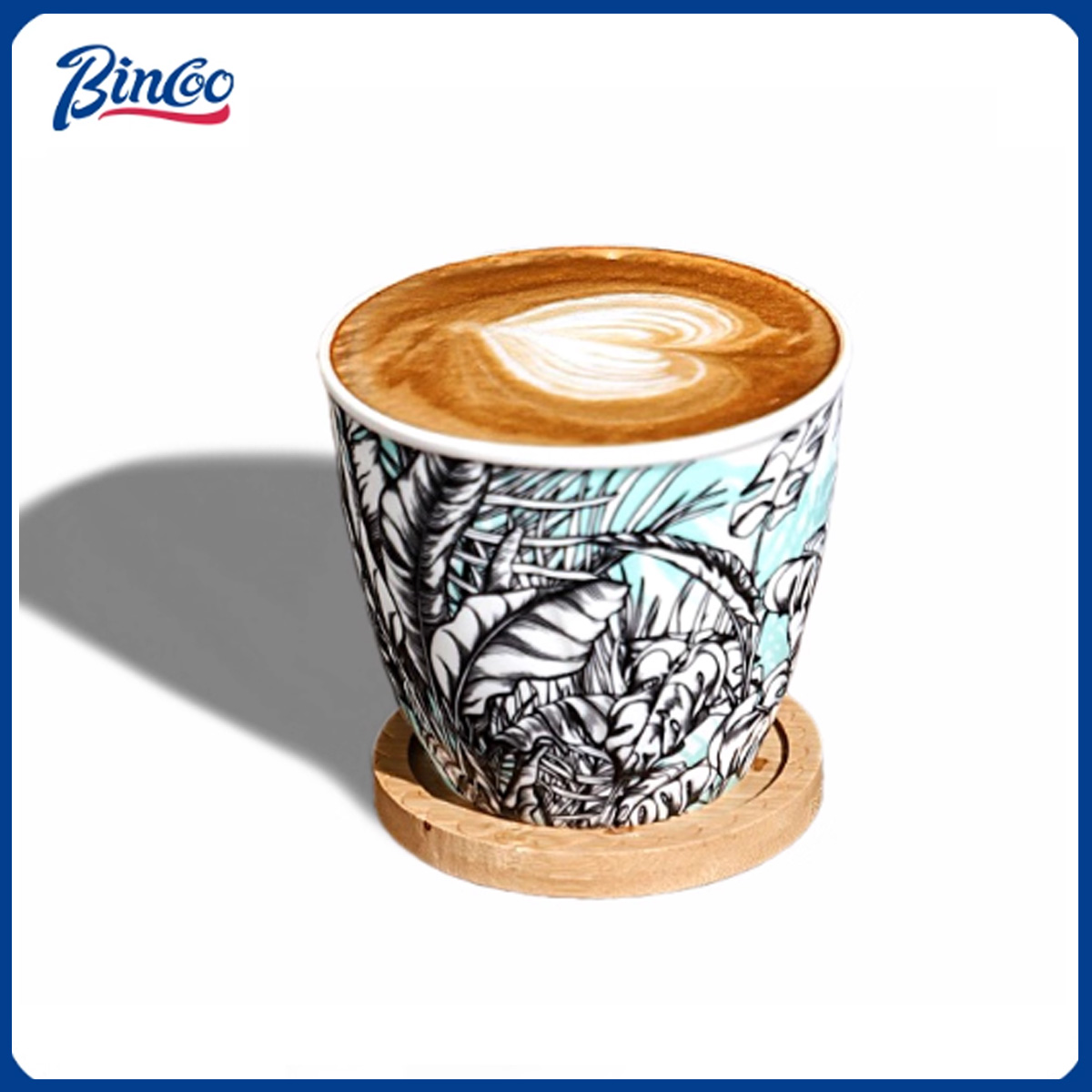 Coffee Tea Latte - Tazza da Caffè in Ceramica BINCOO,
