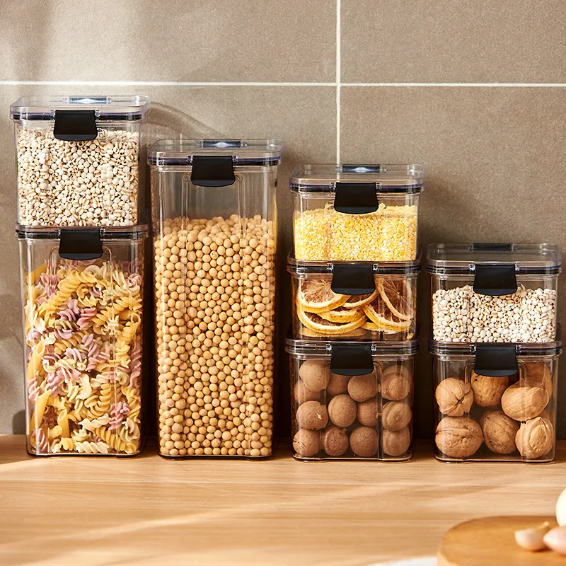 Coffee Tea Sugar Canister Set - Barattoli sigillati, organizer per cereali da