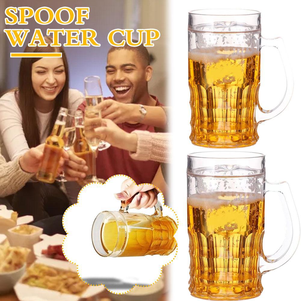Double Wall Mug - Tazza da birra finta con doppia