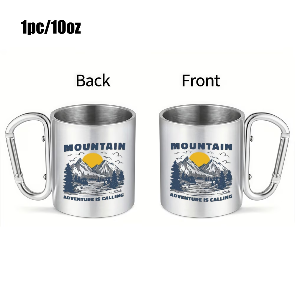 Double Wall Mug - Tazza da montagna da 10 once,