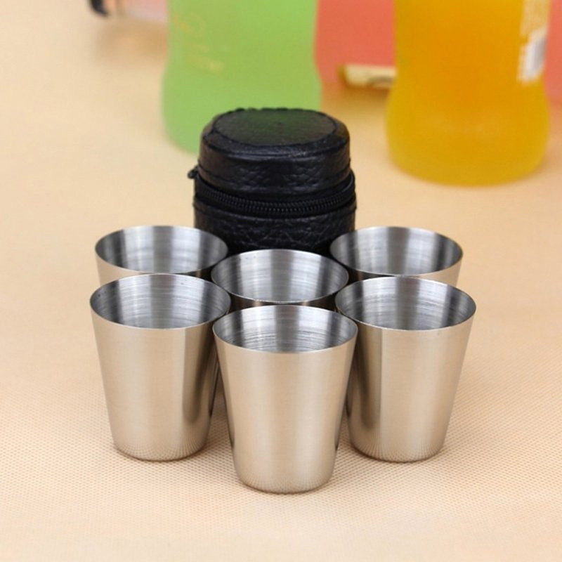 Coffee Tea Sugar Canister Set - 4/6 pezzi tazze in acciaio inossidabile