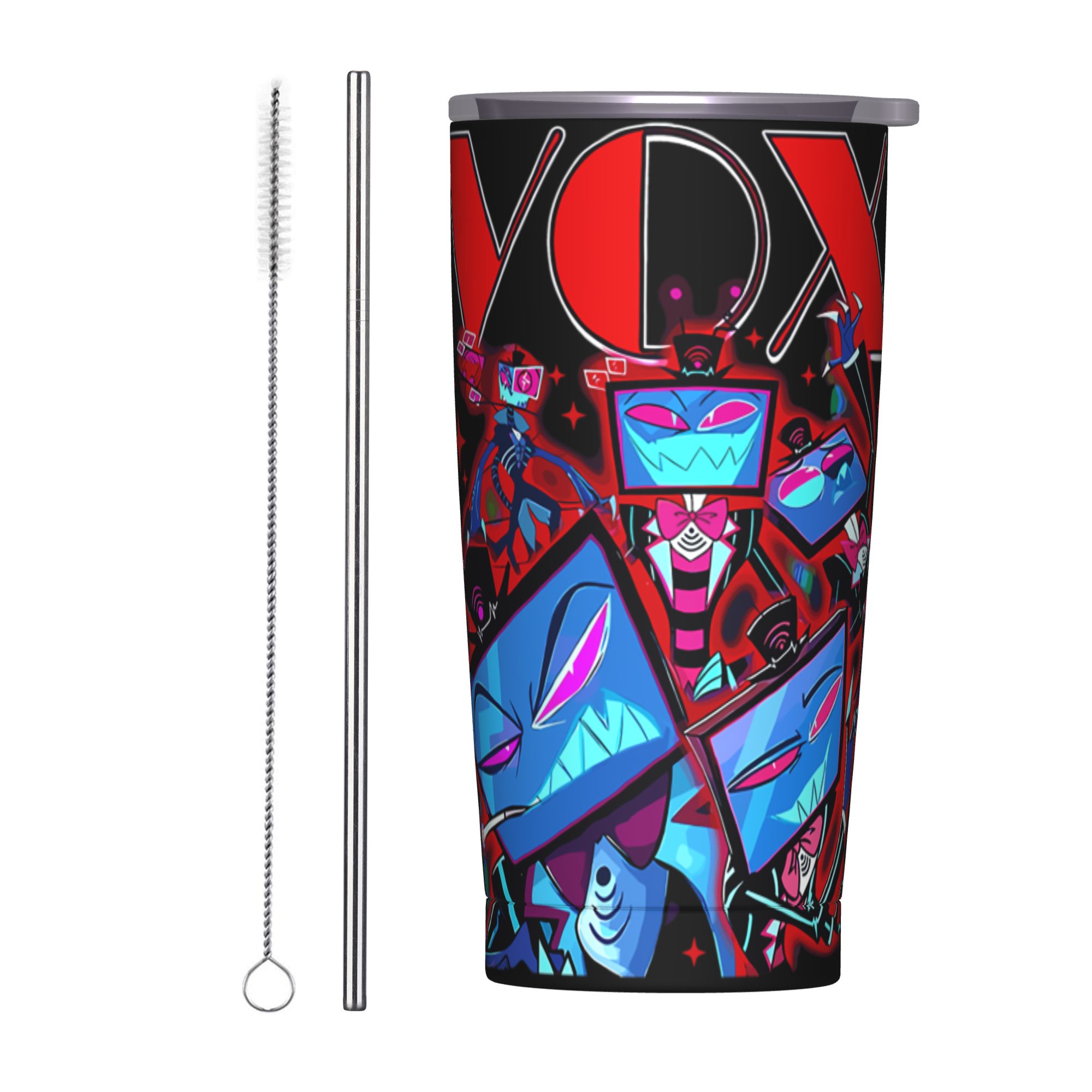 Double Wall Mug - Hazbins Anime Hotel Vox Insulated Tumbler