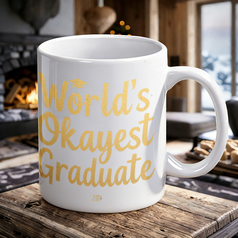 Coffee Tea Font - Divertente tazza in ceramica con caratteri