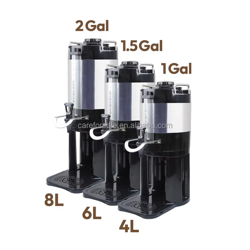 Juice Tea Coffee - Dispenser per Caffè in Acciaio Inox