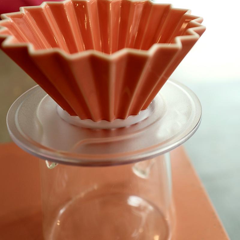 Coffee Tea Stand - Portafiltri per caffè in resina trasparente,
