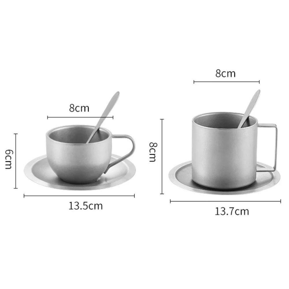 Double Wall Mug - Tazza da Caffè in Titanio a