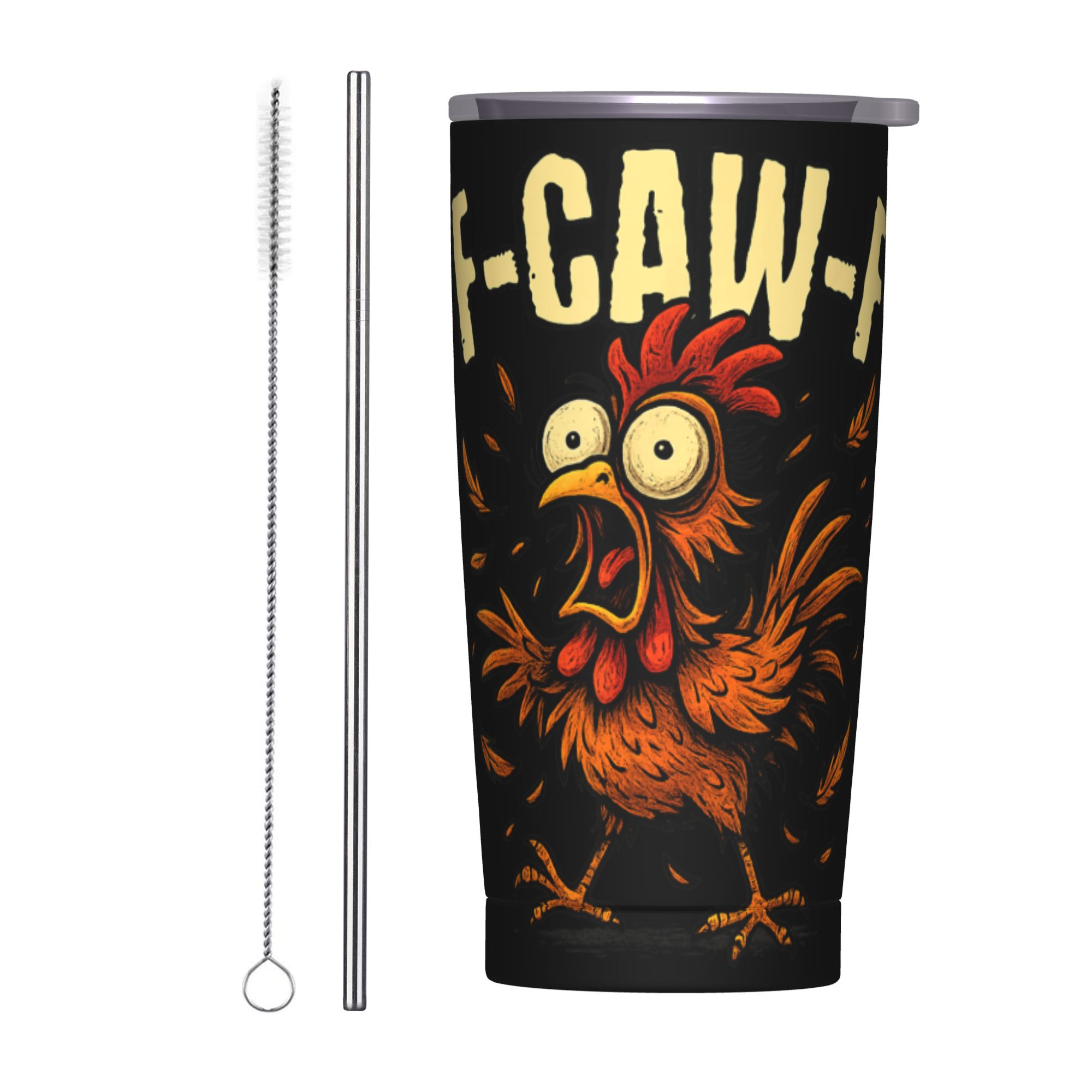 Double Wall Mug - Tazza Termica Isolata Sottovuoto F-Caw-F Chicken