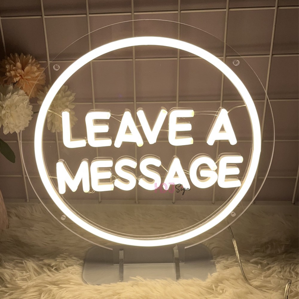 Coffee Tea Neon Sign - Lascia un messaggio LED Neon Light