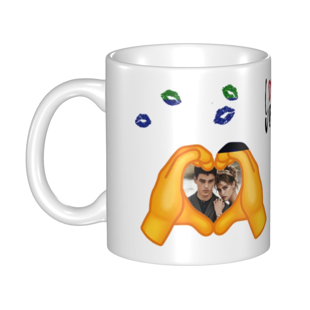 Best Tea Coffee - Immagine personalizzata di coppia Volto personalizzato