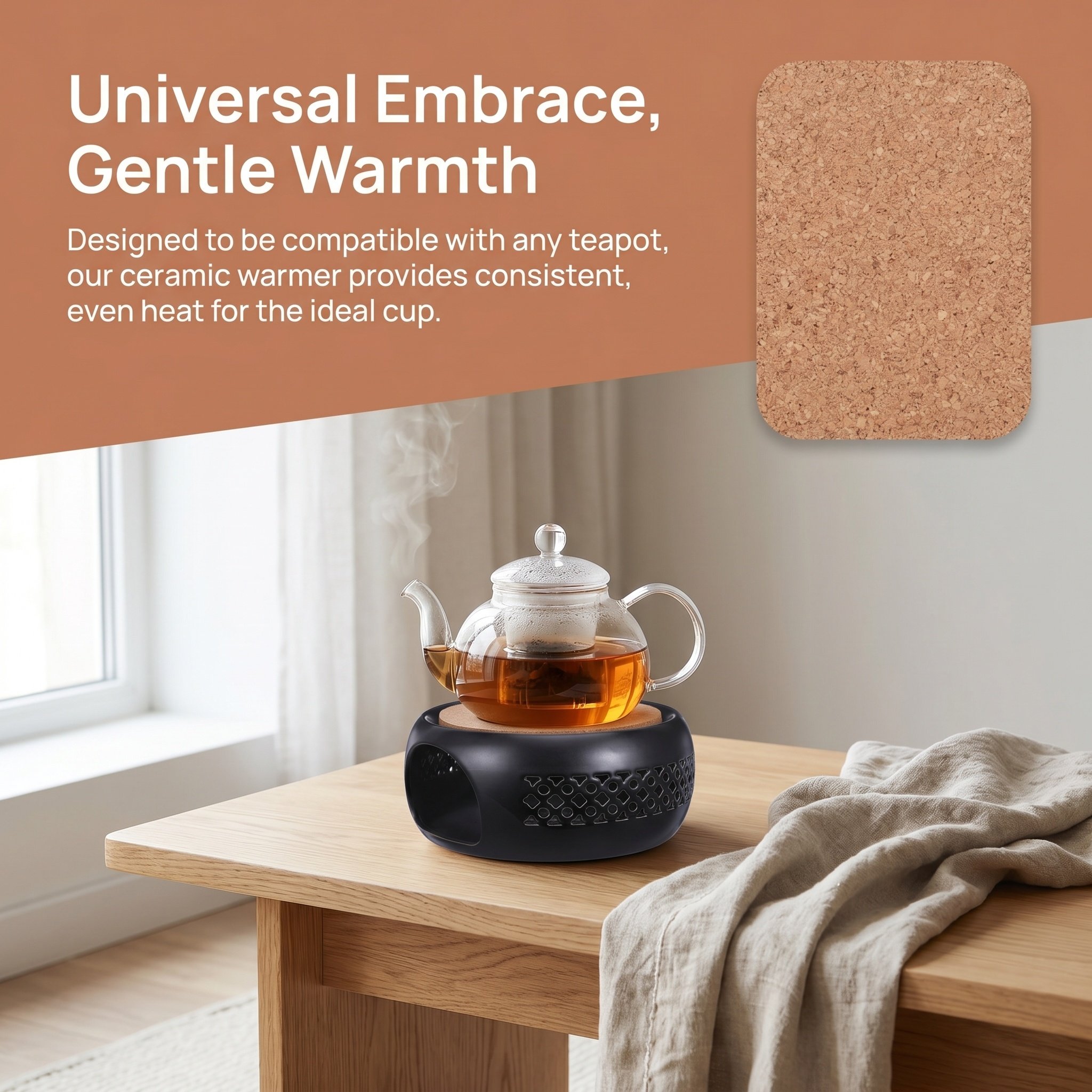 Scalda Teiera in Ceramica con  - Coffee Tea Stand recensione e prezzo