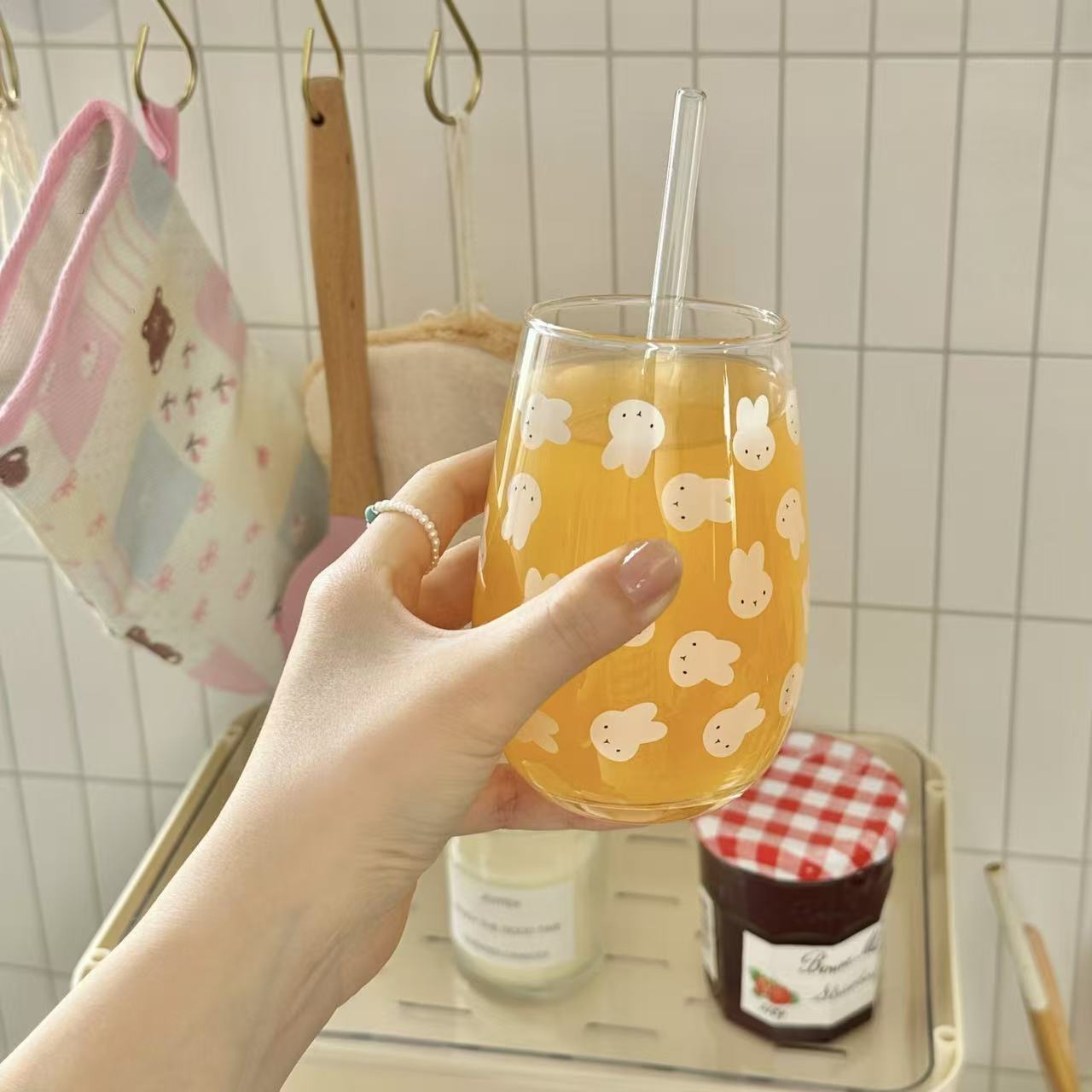 Carino Bicchiere in Vetro con  - Juice Tea Coffee recensione e prezzo