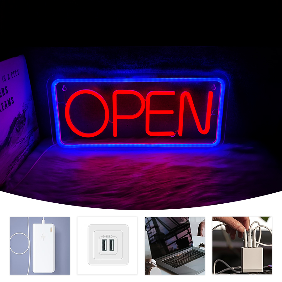 Insegna al neon aperta, lampad - Coffee Tea Neon Sign recensione e prezzo