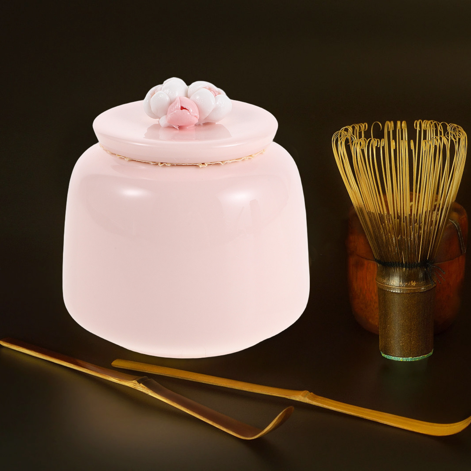 Barattolo in Ceramica Rosa per - Coffee Tea And Bean Leaf recensione e prezzo