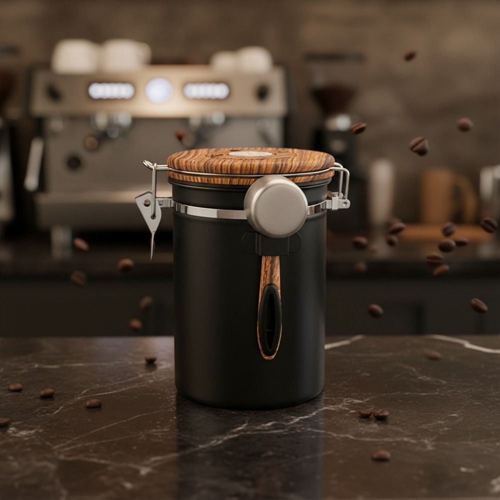 Contenitore per Caffè in Accia - Coffee Tea And Bean Leaf recensione e prezzo