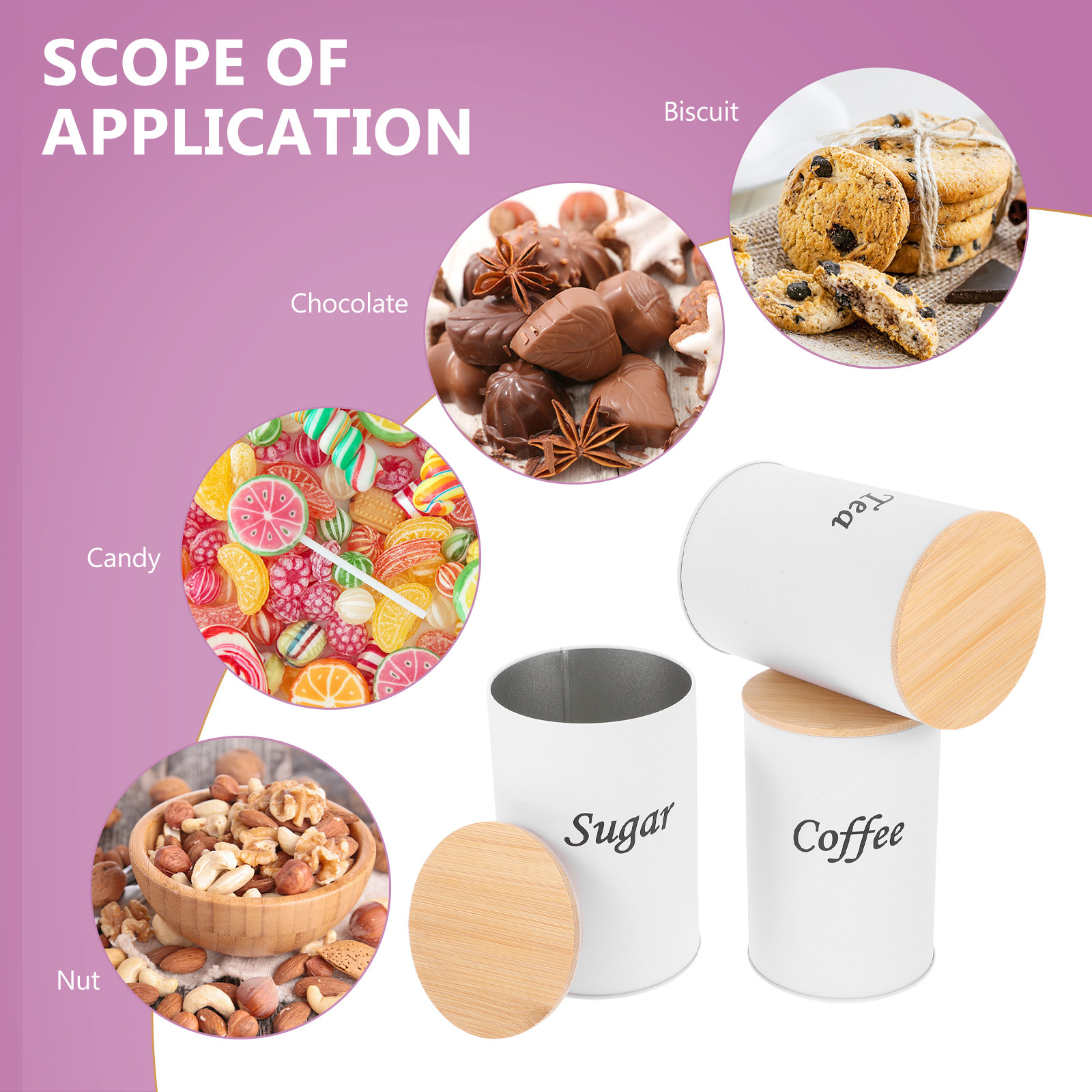 Set di 3 Contenitori Ermetici  - Coffee Tea Bean recensione e prezzo