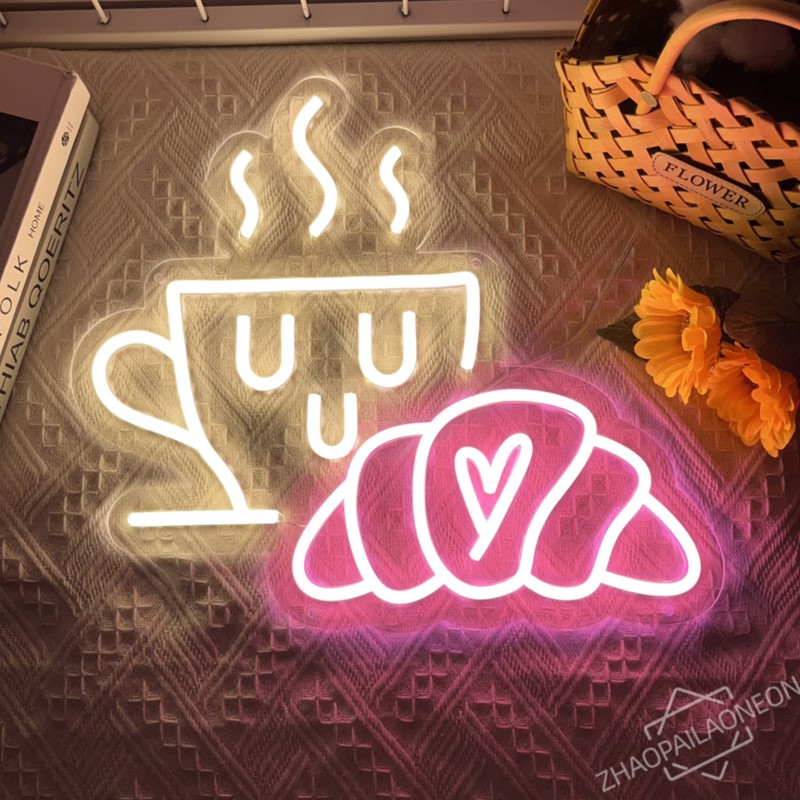 Caffè Pane Insegna al neon Cro - Coffee Tea Neon Sign recensione e prezzo
