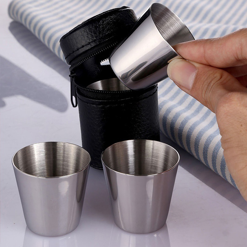 4/6 pezzi tazze in acciaio ino - Coffee Tea Sugar Canister Set recensione e prezzo
