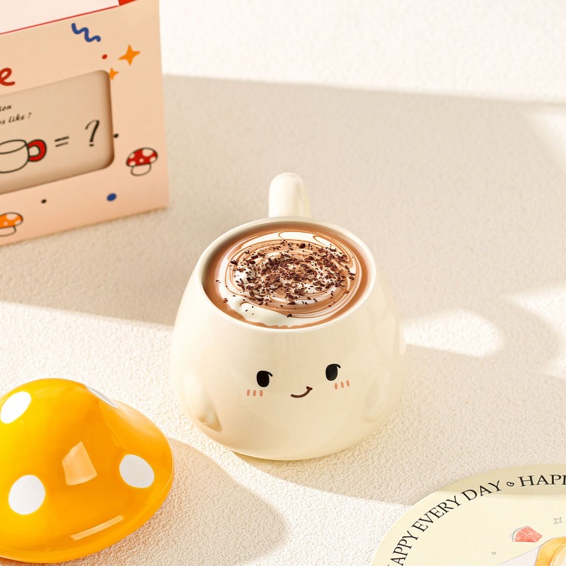 Tazza in ceramica a fungo con  - Coffee Tea Latte recensione e prezzo