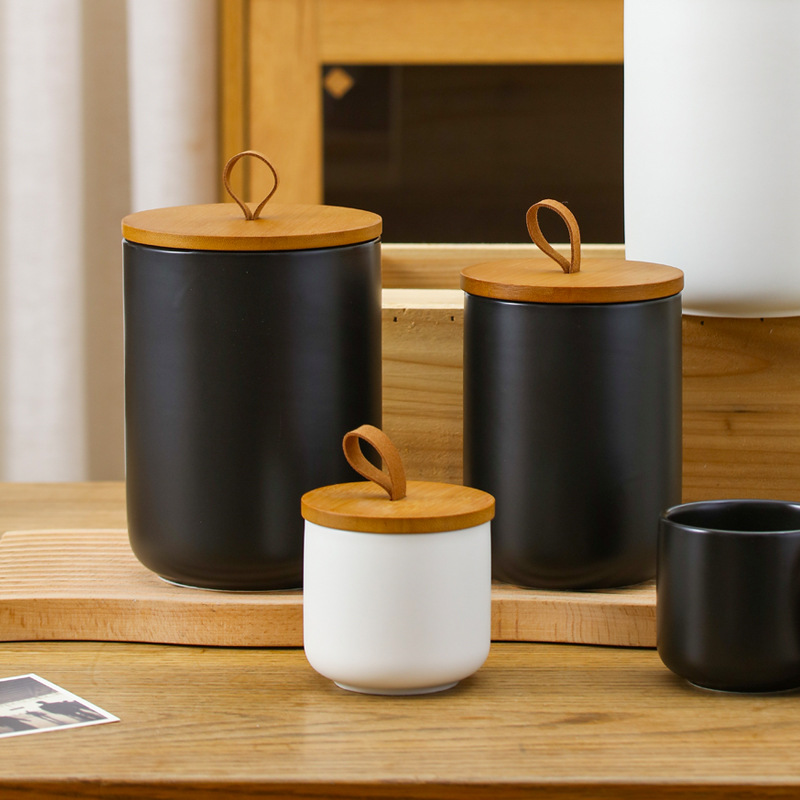 Vaso portaoggetti in ceramica  - Coffee Tea Sugar Canister Set recensione e prezzo