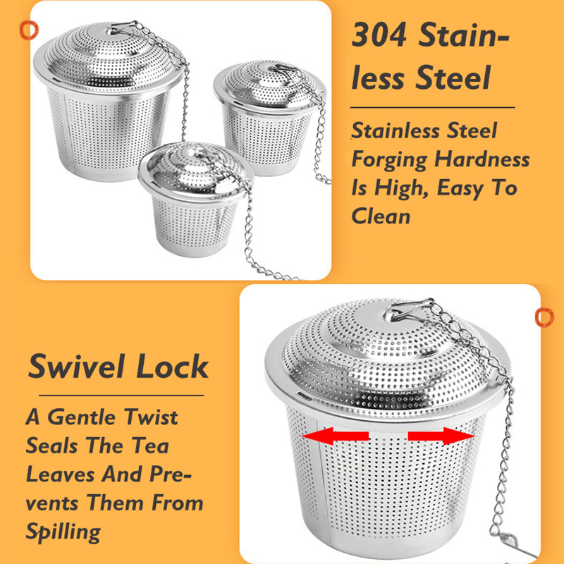 304 Filtro per il tè in acciai - Coffee Tea Infuser recensione e prezzo