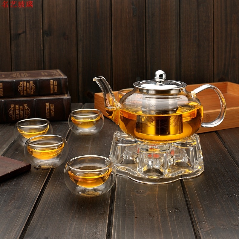 Teiera in vetro resistente al  - Coffee Tea Sugar Canister Set recensione e prezzo