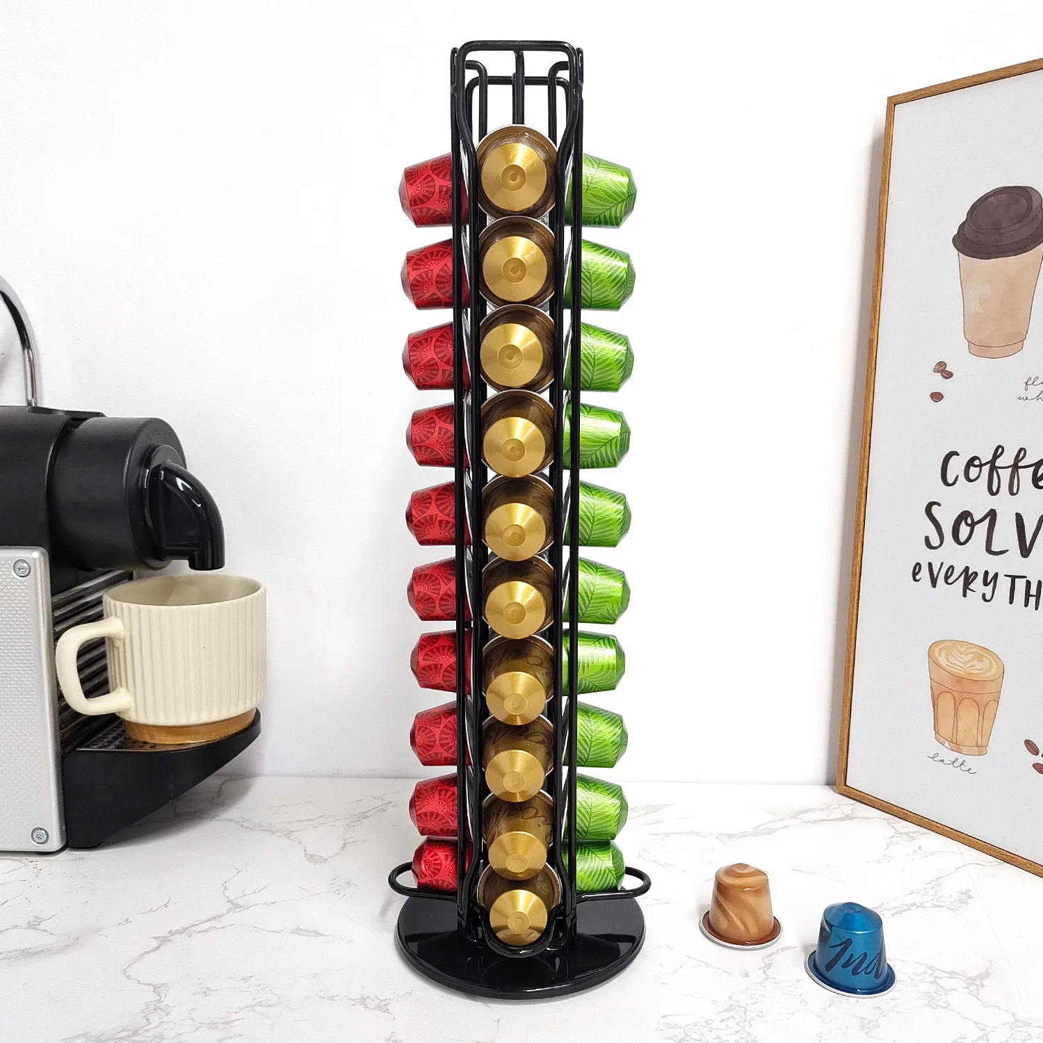 1PC 40 capsule di caffè capsul - Coffee Tea Stand recensione e prezzo