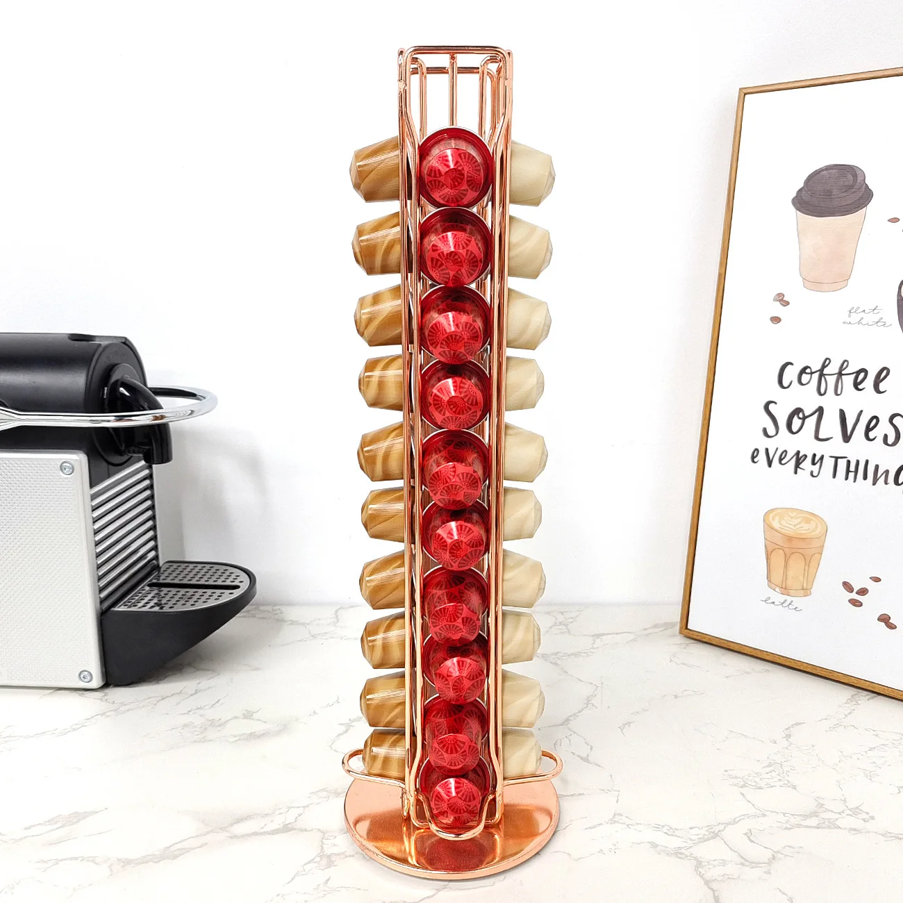 1PC 40 capsule di caffè capsul - Coffee Tea Stand recensione e prezzo