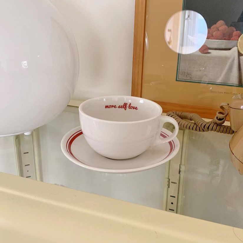 Corea lettere tazza da caffè p - Espresso Cup Saucer recensione e prezzo