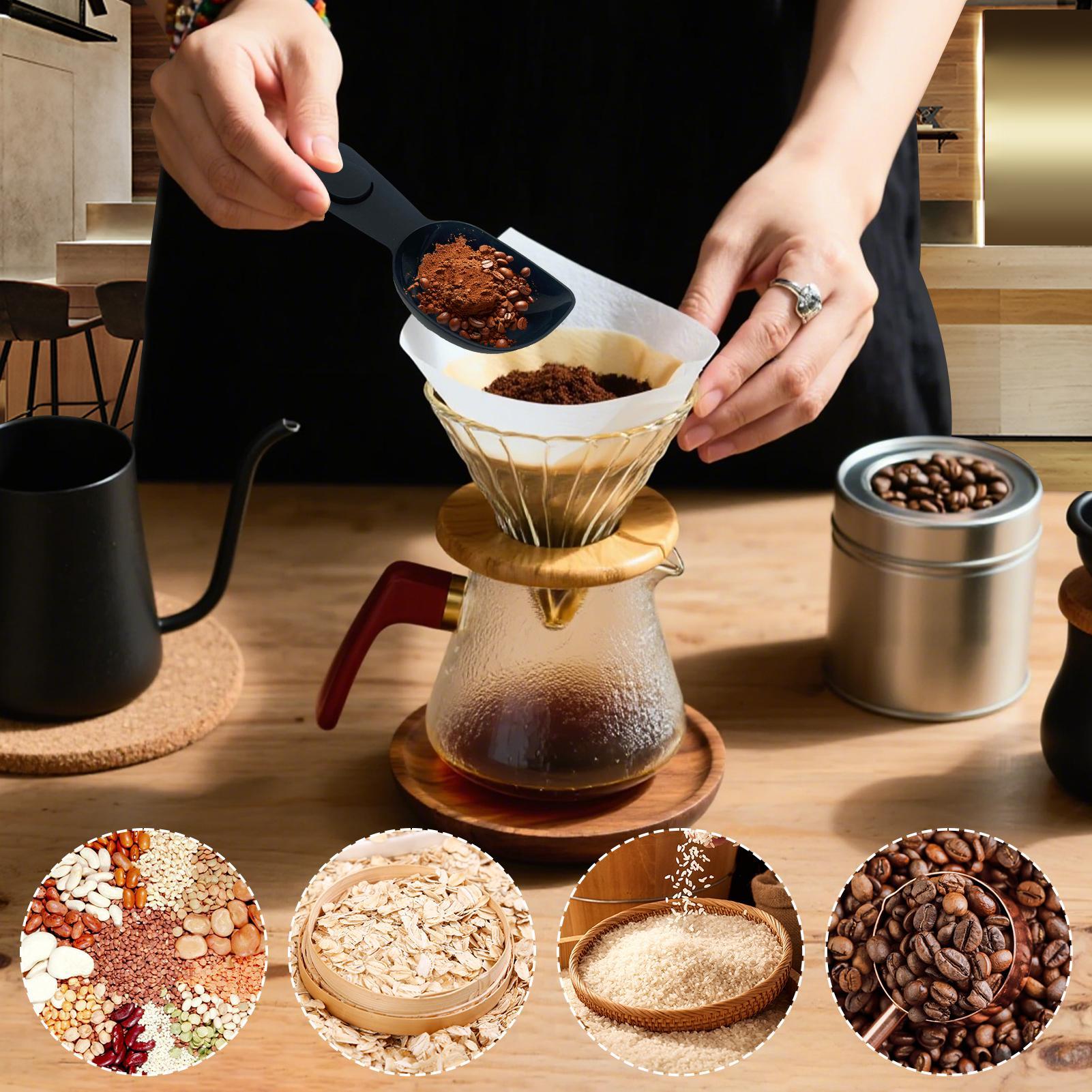 Cucchiaino da caffè con clip C - Coffee Tea And Bean Leaf recensione e prezzo