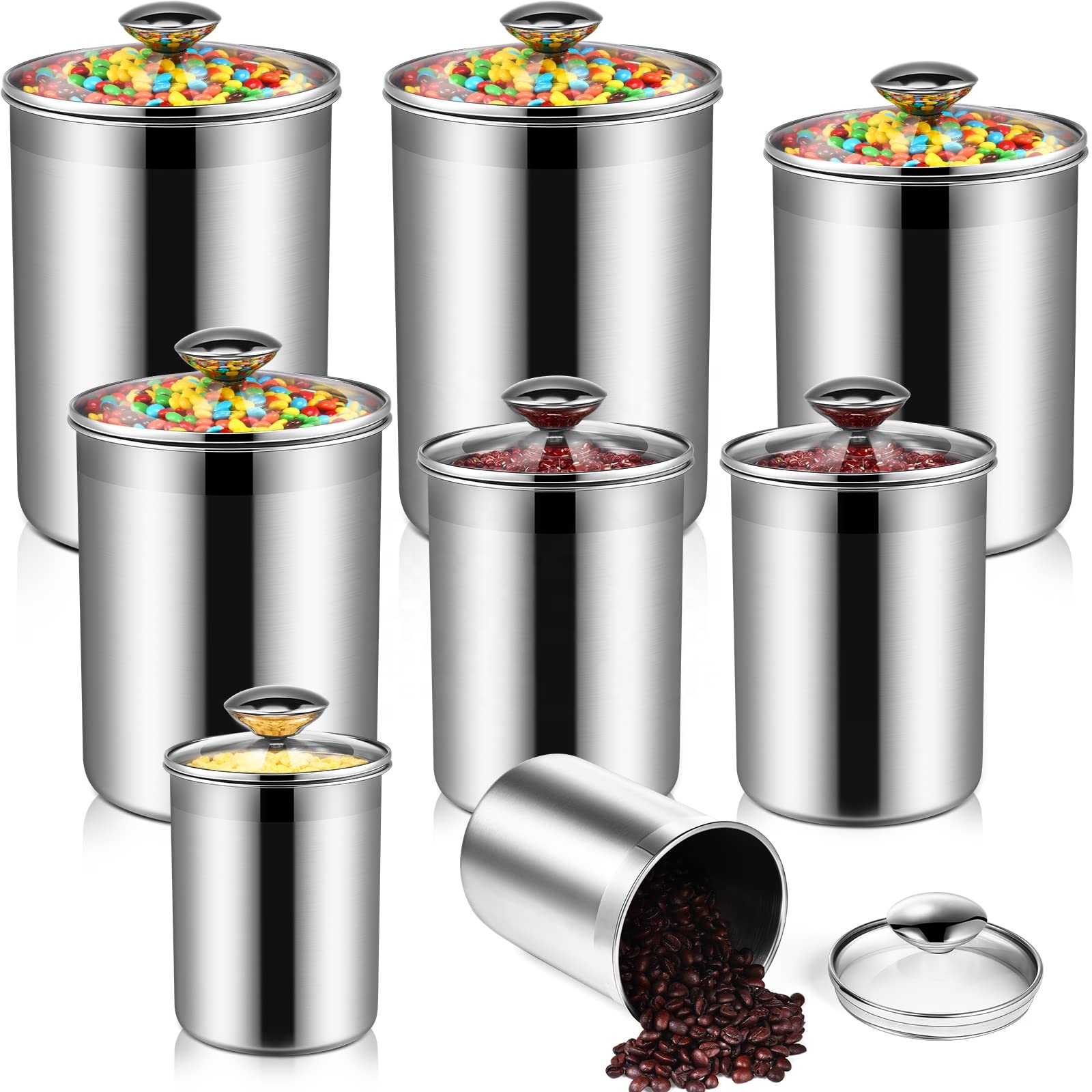 Contenitori per la conservazio - Coffee Tea Sugar Canister Set recensione e prezzo