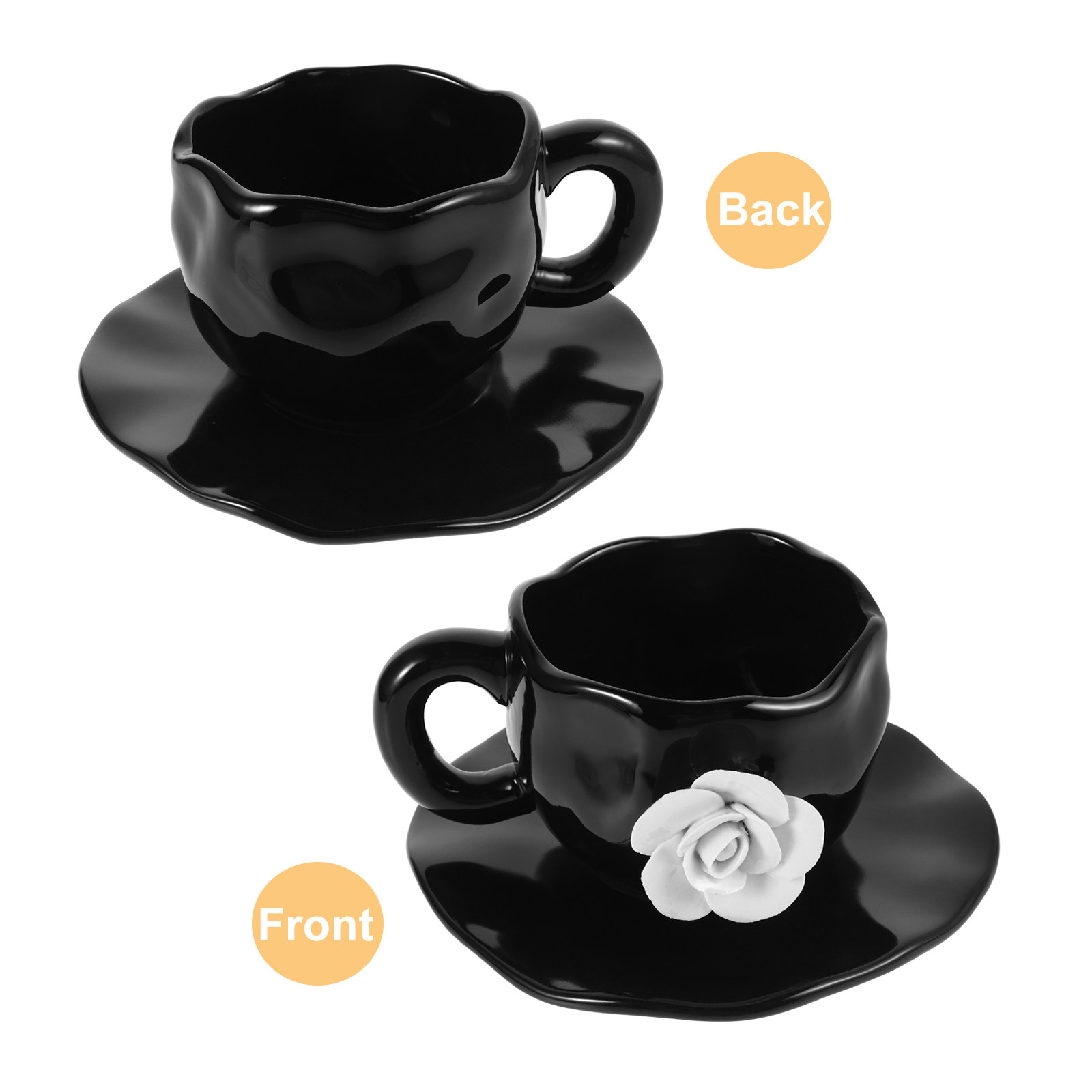 Set di Tazze da Caffè in Ceram - Coffee Tea Latte recensione e prezzo