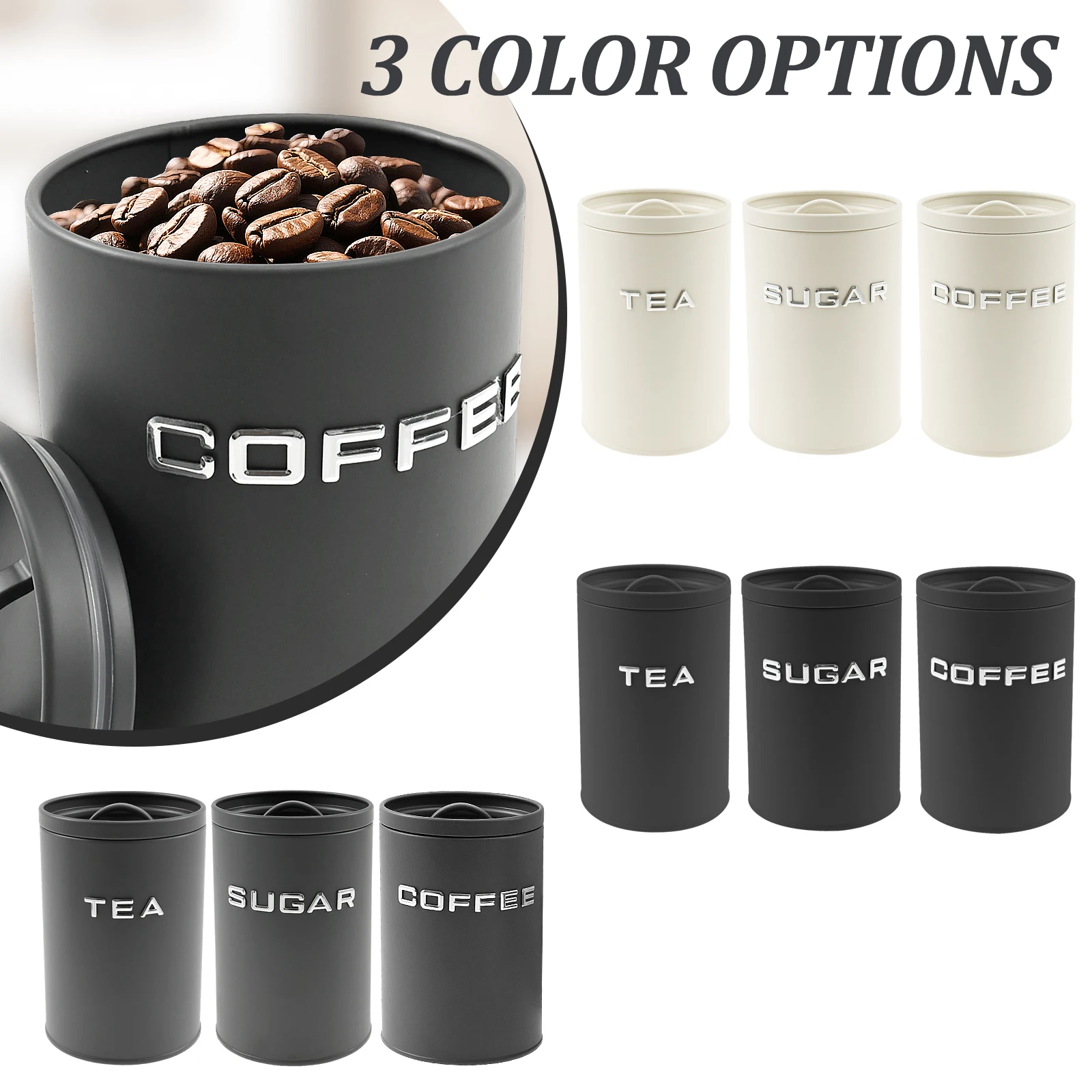 Barattolo di zucchero per tè e - Coffee Tea Sugar Canister Set recensione e prezzo