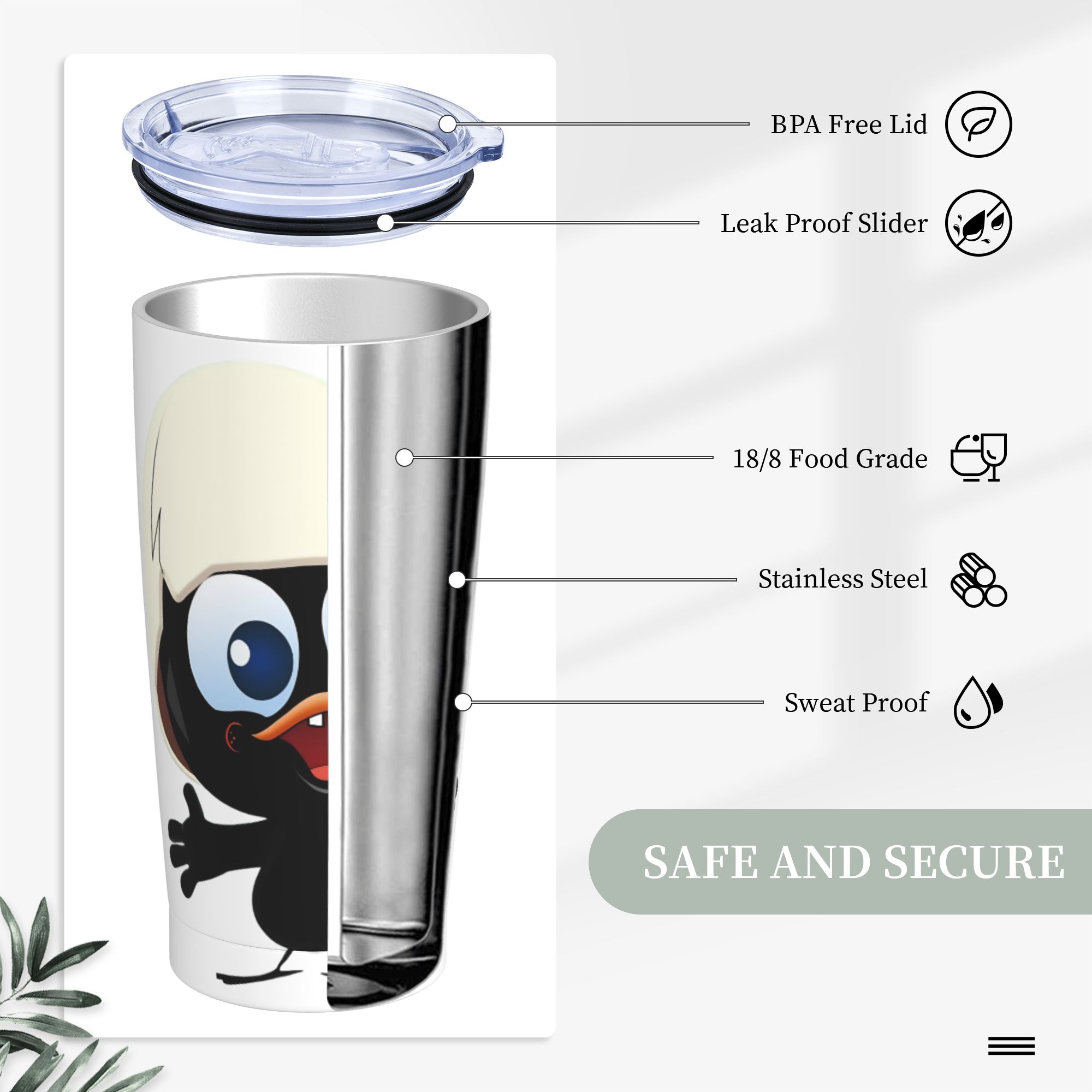 Borraccia Termica Calimero Ner - Double Wall Mug recensione e prezzo