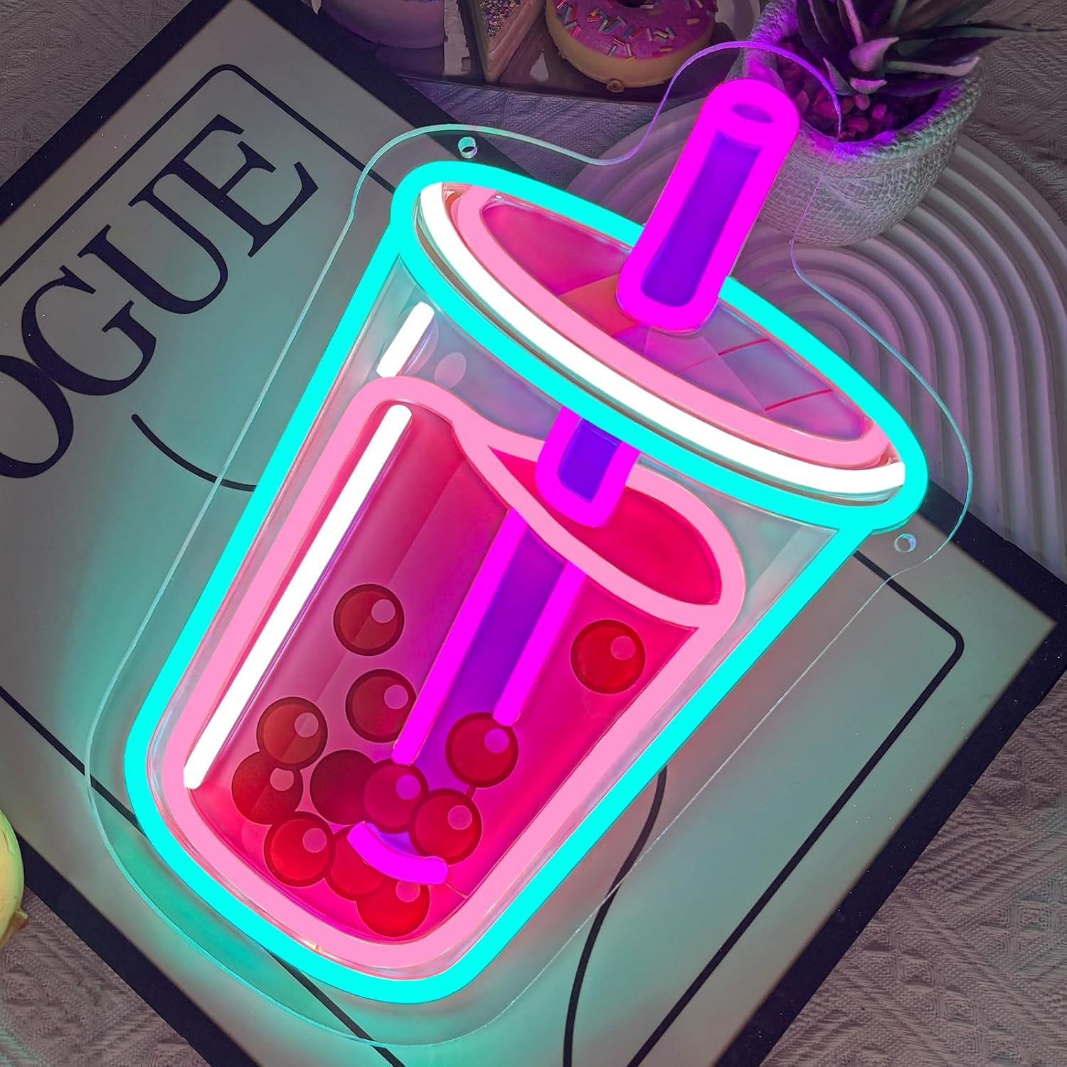 Insegna al Neon Bubble Tea, Lu - Coffee Tea Neon Sign recensione e prezzo